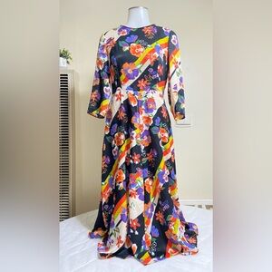 Zara Trafaluc Collection Floral Midi Dress, Size S